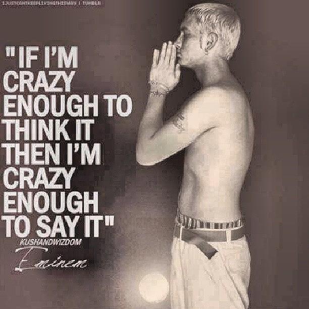 Life Photograph - Eminem Quotes #truthgram #instatruth by Brandon Fisher