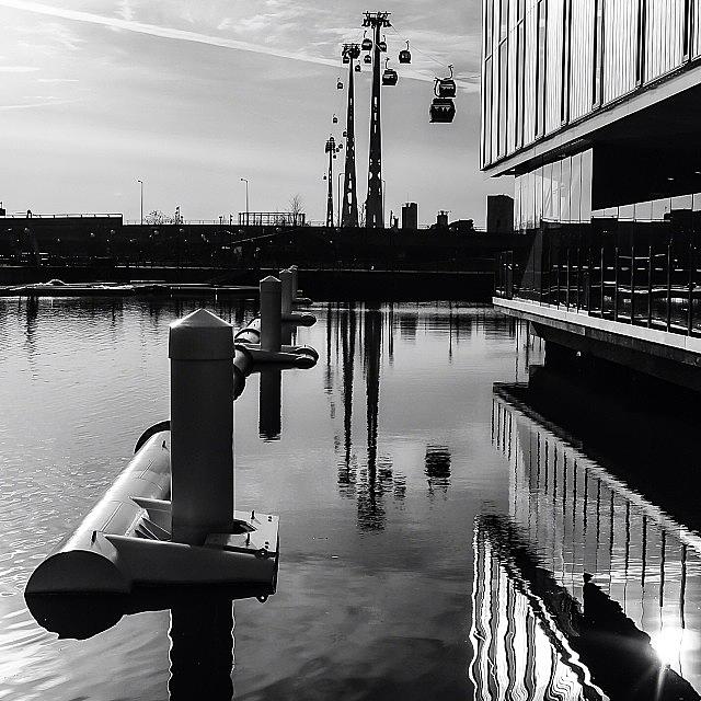 London Photograph - Emirates Air Line, Royal Victoria Dock by Neil Andrews