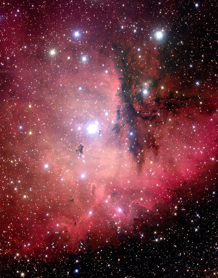 Emission Nebula Ngc 281 Photograph by J-c Cuillandre/canada-france ...