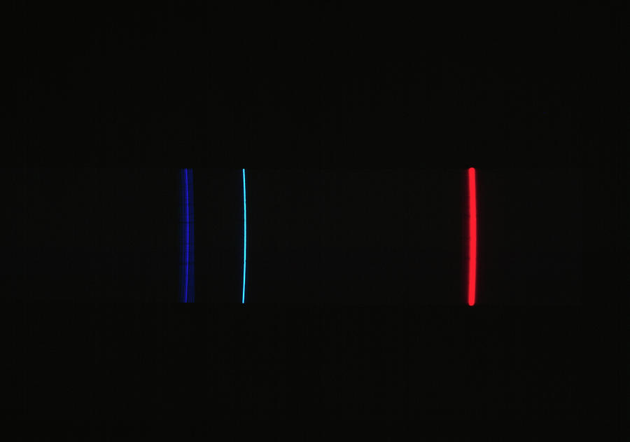 Emission Spectrum Of Hydrogen Photograph by Dept. Of Physics, Imperial College/science Photo Library