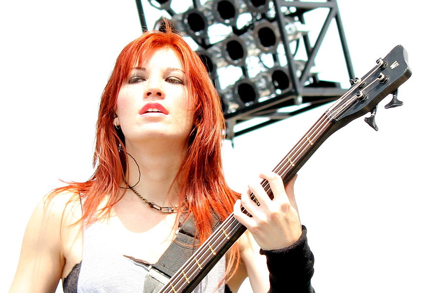 Rock And Roll Photograph - Emma Anzai of Sick Puppies by Billy Torma