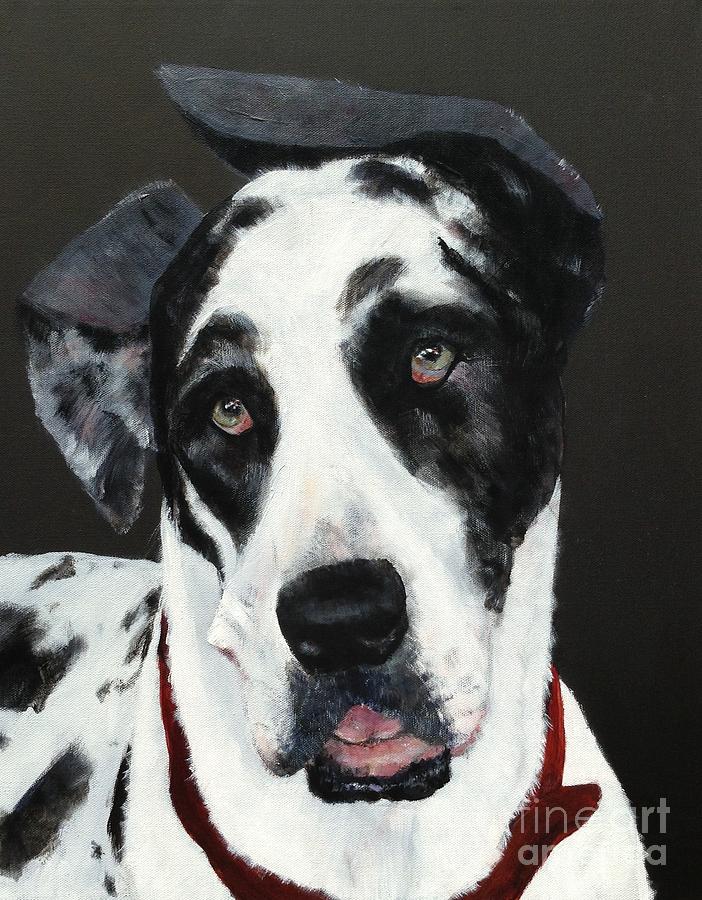 Black And White Painting - Emma by Mary Lynne Powers