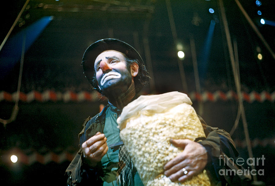Emmett Kelly, Clown Photograph by Robert Isear