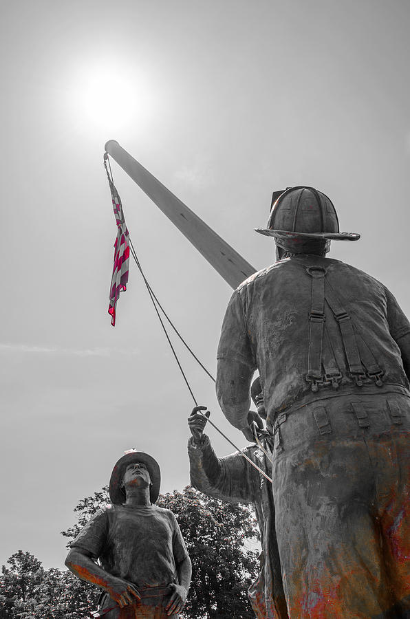 Emmitsburg 9 - 11 Memorial Photograph by Susan McMenamin