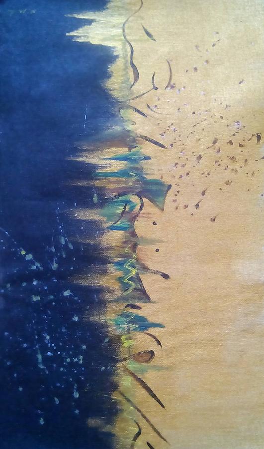 Black Painting - Emotions by Naomi Mwende Black Painting - Emotions by Naomi Mwende