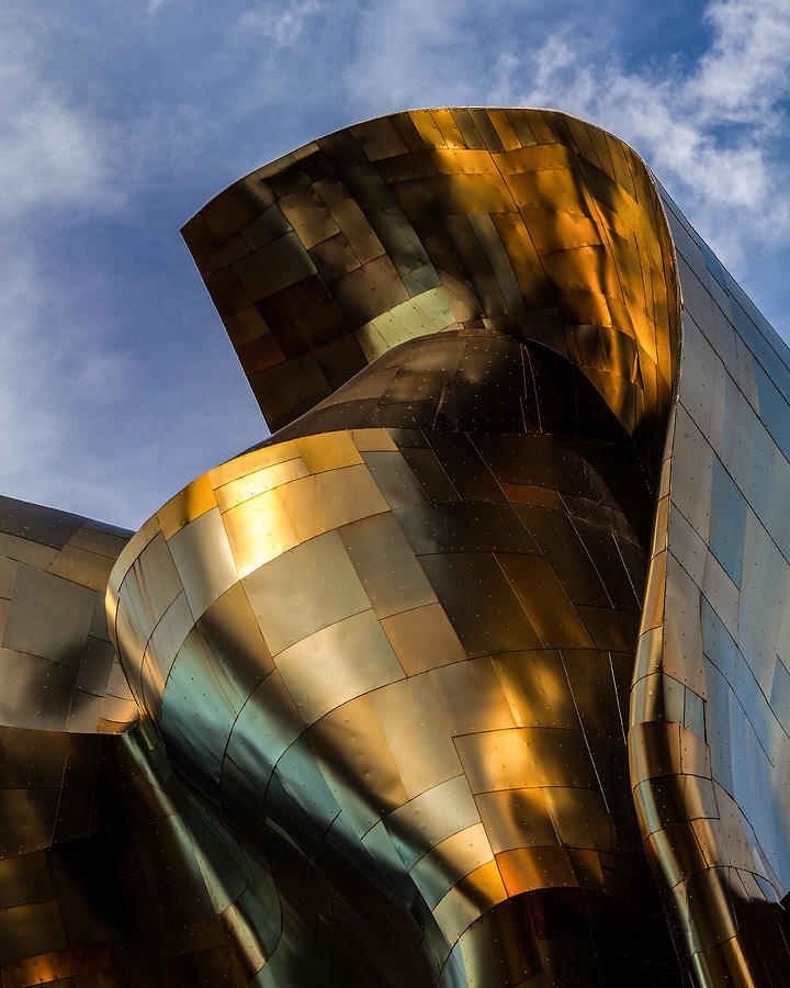 Seattle Photograph - EMP Building 2 by Thomas Hall
