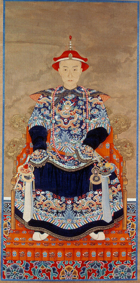 Emperor Chien Lung Painting by Granger