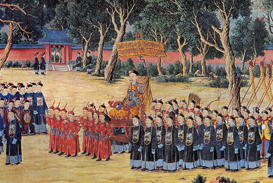 Emperor Chien-lung, 1760 Painting by Granger