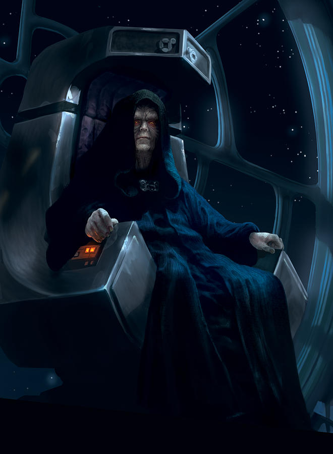 Star Wars Digital Art - Emperor Palpatine by Ryan Barger