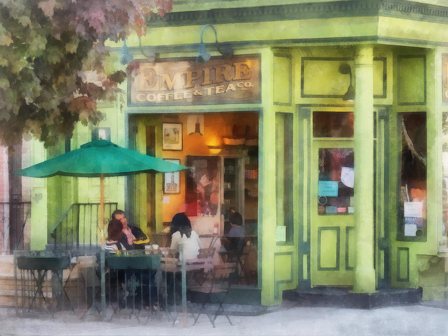Hoboken NJ - Empire Coffee and Tea Photograph by Susan Savad