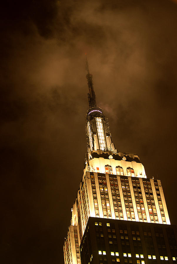 New York City Photograph - Empire Fog by Paul Mangold