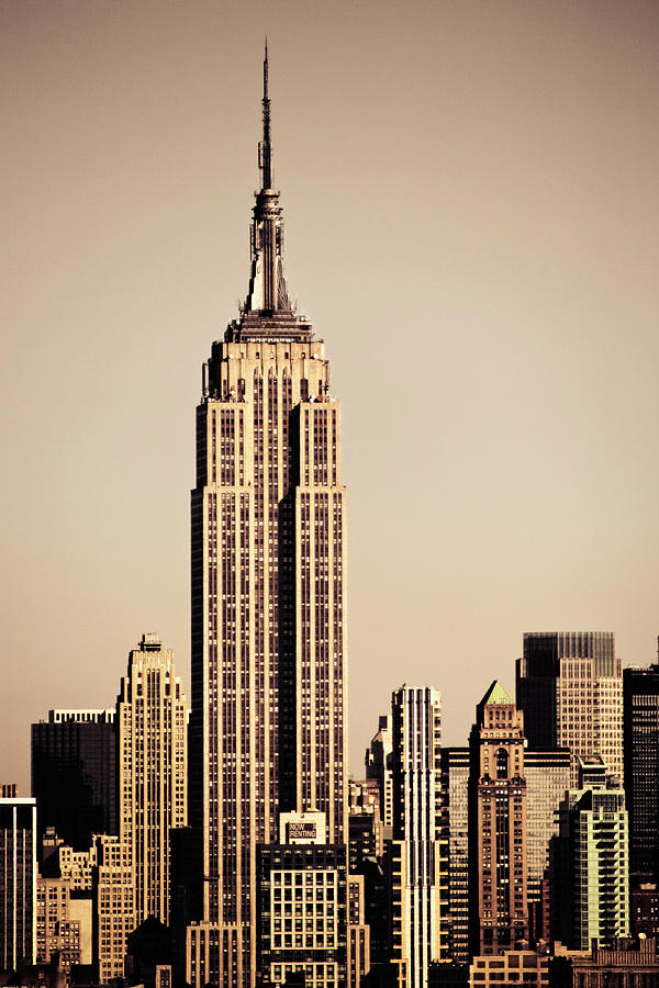 Empire State Building Amongst High-rise Photograph by Merten Snijders