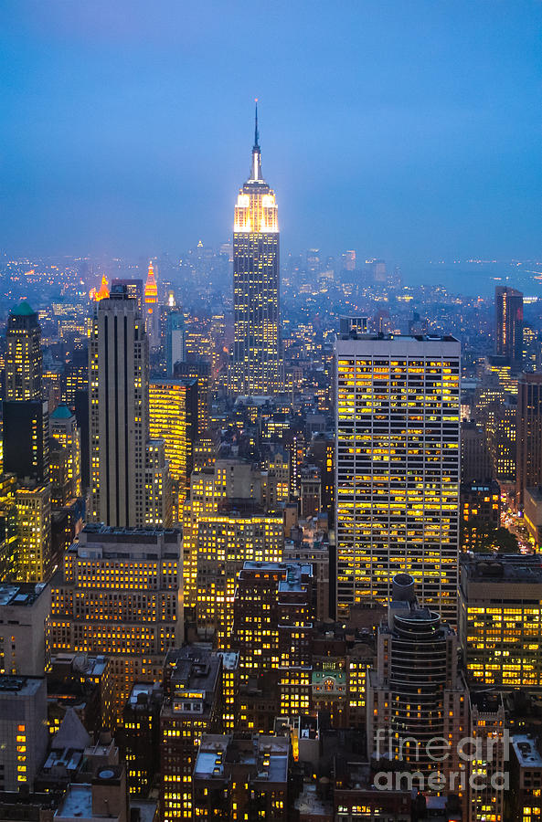 Empire State Building and Midtown Manhattan Photograph by Liz Leyden