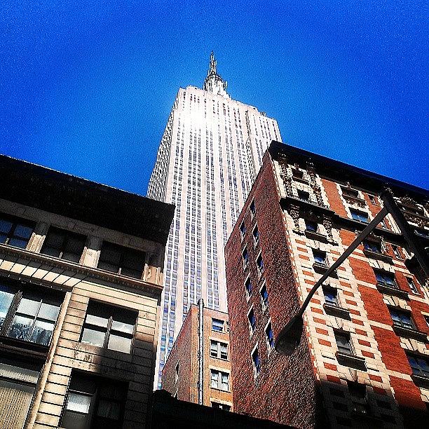 Empire State Building From A Different Photograph by Tommy  Danger