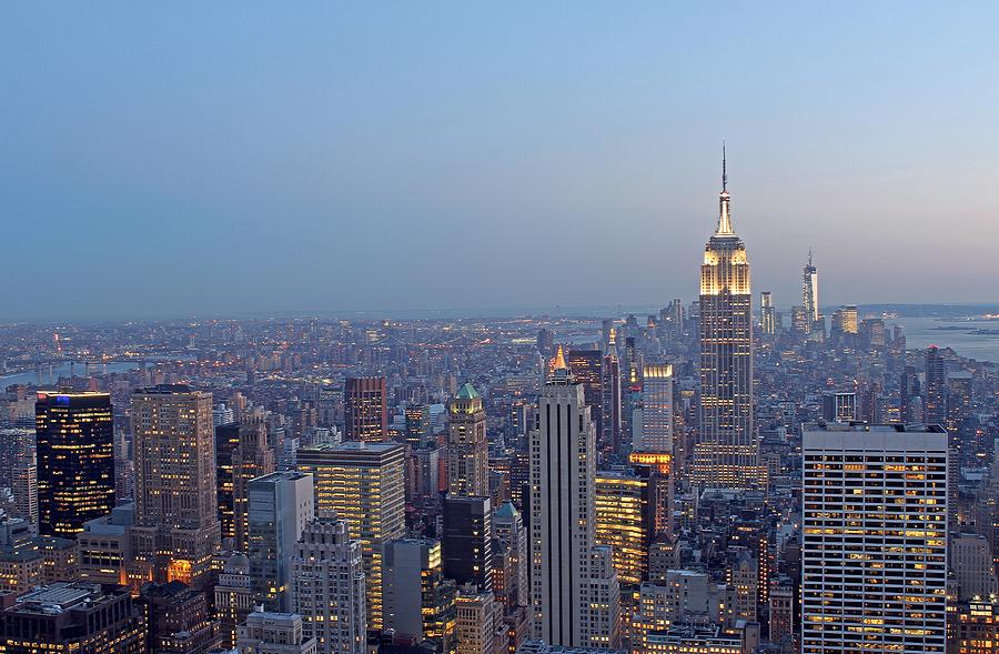 Empire State Building In Midtown Manhattan Photograph by Juergen Roth