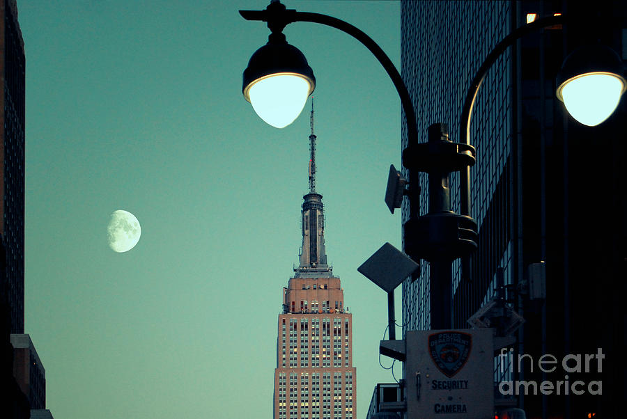 Empire State Building in the Early Evening Photograph by Sabine Jacobs