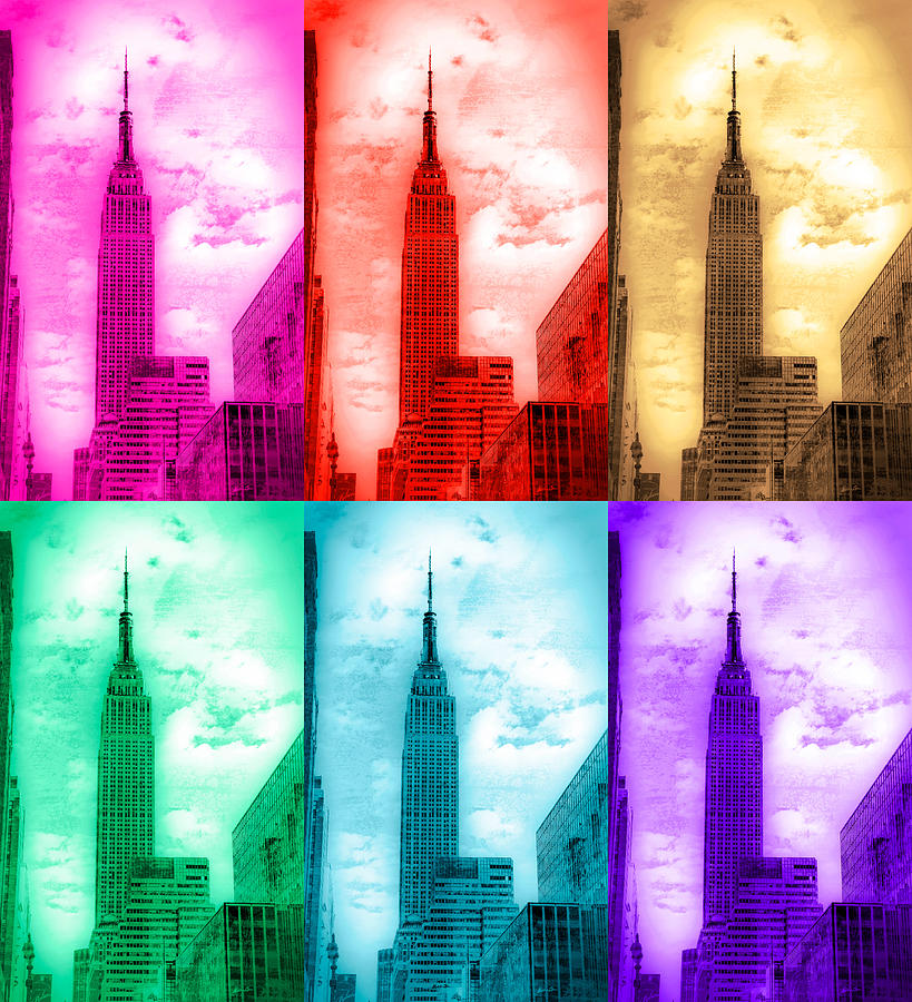Empire State Building Montage - Manhattan Photograph by Madeline Ellis