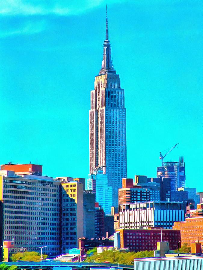 Empire State Building NYC Photograph by Mick Flynn