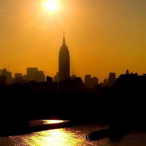 Skyline Photograph - Empire State Building... Nyc.  #nyc by Joann Vitali