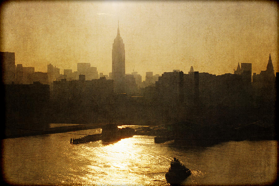 Empire State Building Sunrise - NYC Photograph by Joann Vitali
