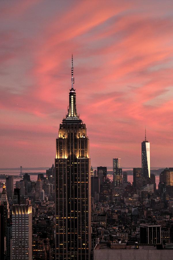 Empire State Sunset Photograph by Marian Carman - Fine Art America