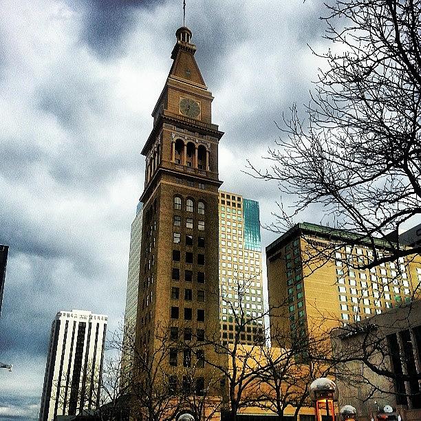 Denver Photograph - Empowering #clocktower #cityshot by Brittany Leffel