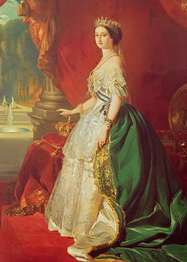 Image of Portrait of Empress Eugenie (oil on canvas) by