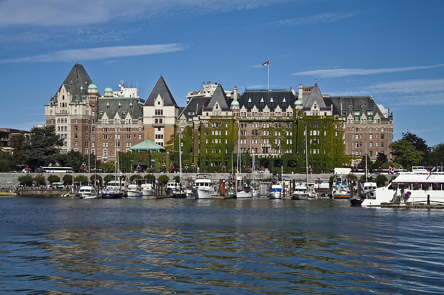 Empress Hotel in Victoria Photograph by Randall Nyhof