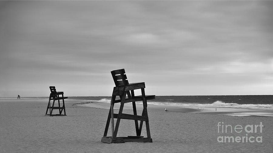 Empty Beach Photograph by Mark Miller