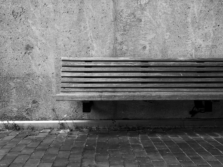 Empty Bench Photograph by Kyle Wasielewski