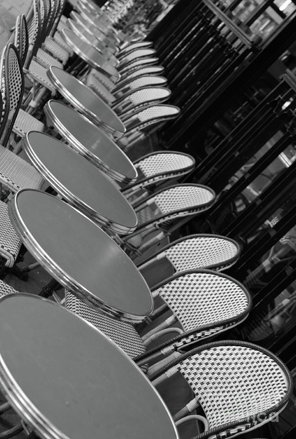Empty Chairs at Empty Tables Photograph by Maureen J Haldeman Fine