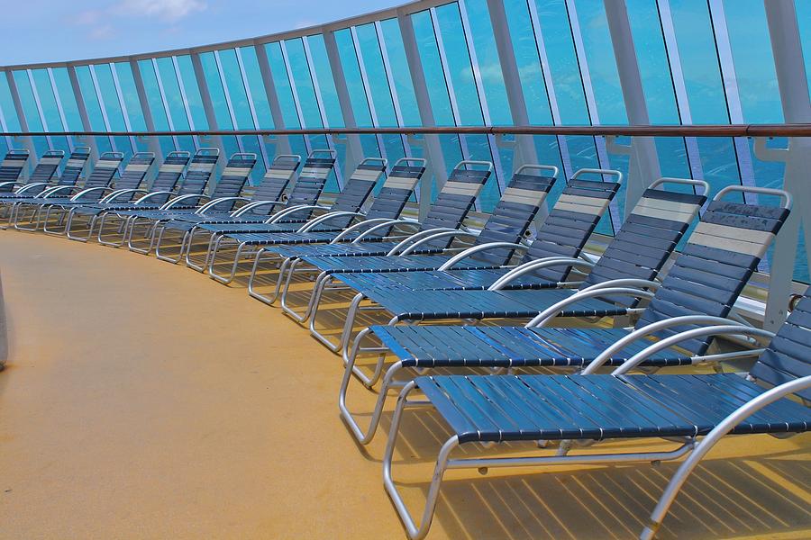 Empty Deck Chairs Photograph by Karl Anderson