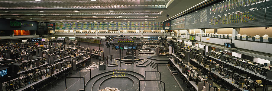 Empty Mercantile Exchange, Chicago Photograph by Panoramic Images Empty Mercantile Exchange, Chicago Photograph by Panoramic Images