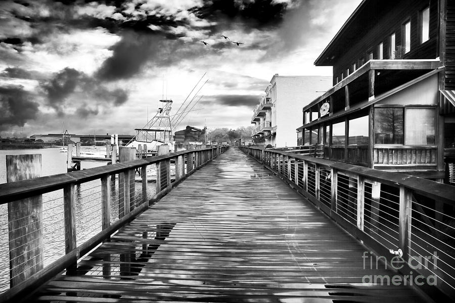 Empty Pier Photograph by John Rizzuto