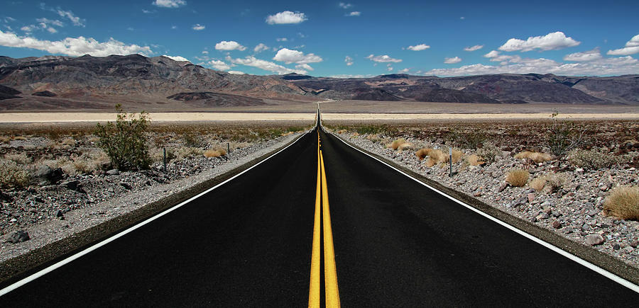 Empty Road Photograph by David Toussaint