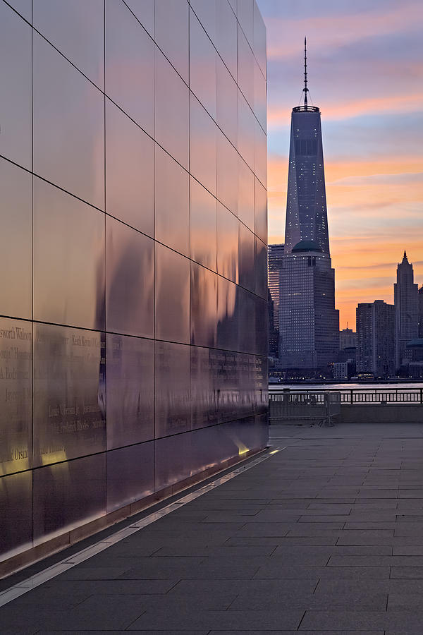 Empty Sky Memorial And Freedom Tower Sunrise Photograph