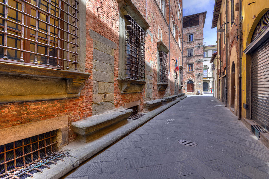 Empty Street in Lucca Photograph by Matt Swinden