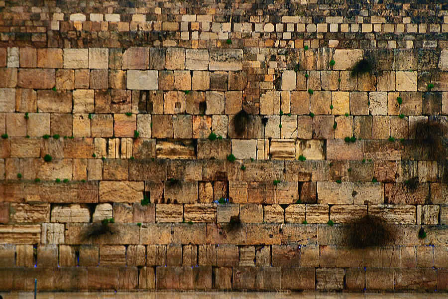 Empty Wailing Wall Photograph by Doc Braham