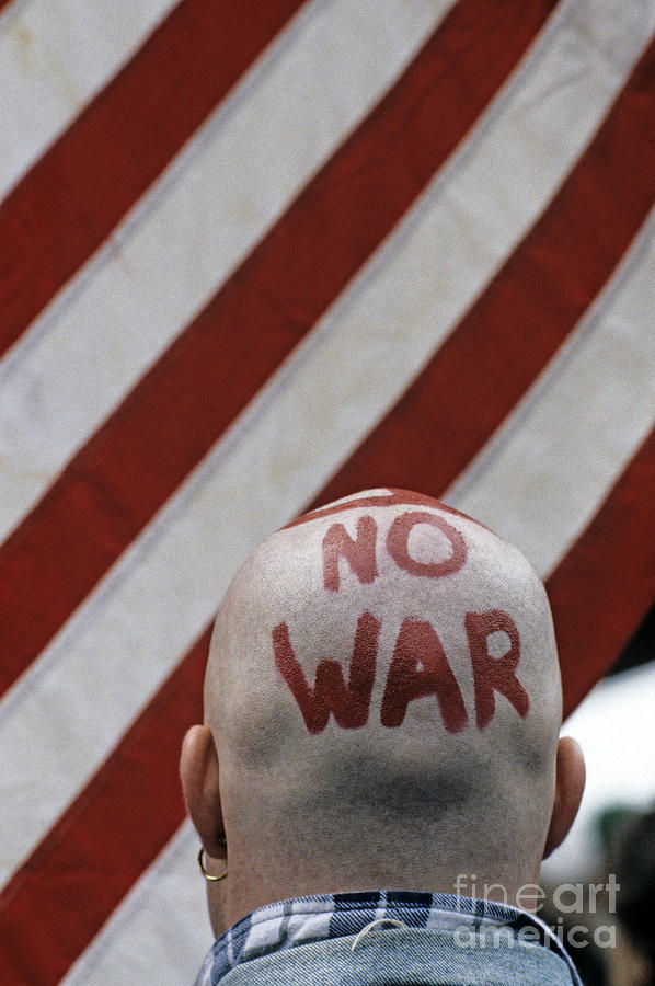 War protest Photograph by Jim Corwin