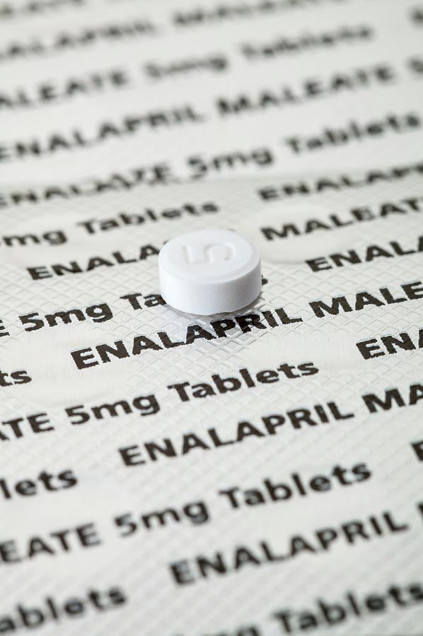 Ace Inhibitors Photograph - Enalapril by Geoff Kidd Ace Inhibitors Photograph - Enalapril by Geoff Kidd