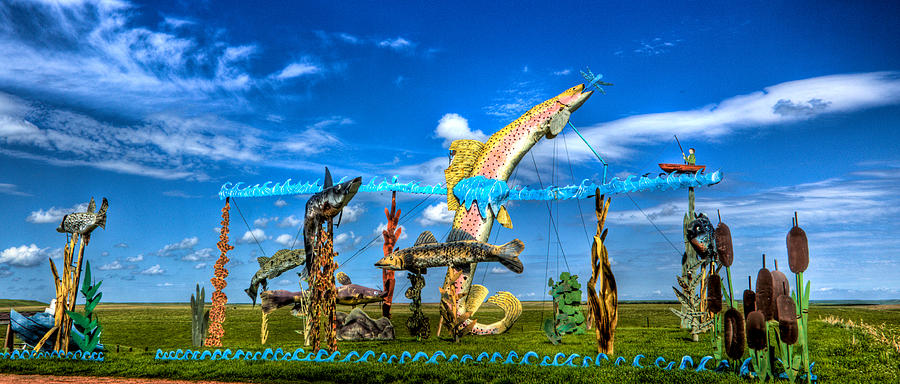Enchanted Highway - Fishermans Dream Photograph by Jonny D