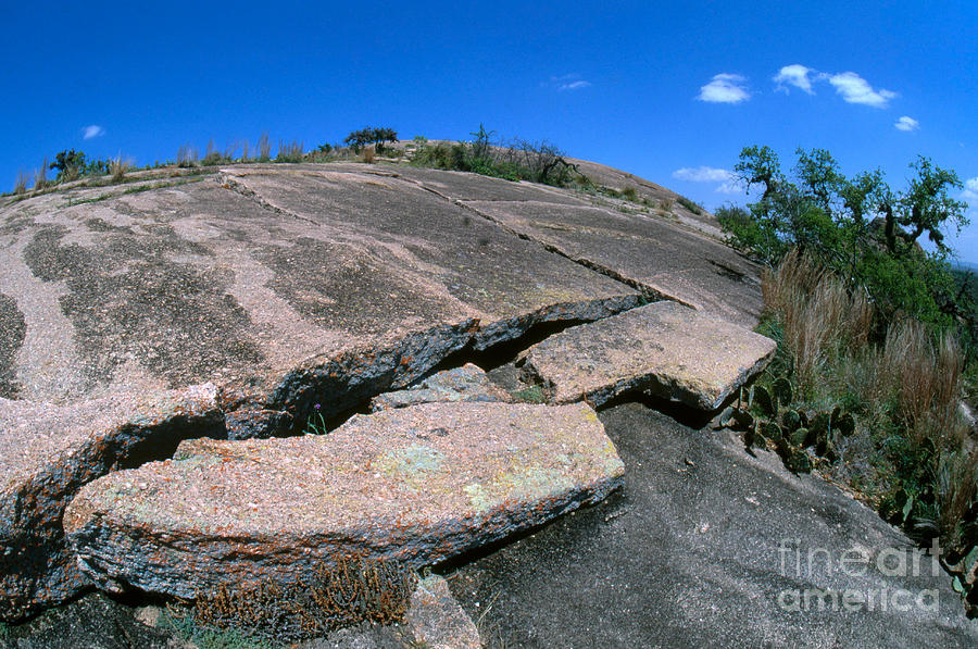 Enchanted Rock Exfoliating Photograph by Gregory G. Dimijian, M.D.