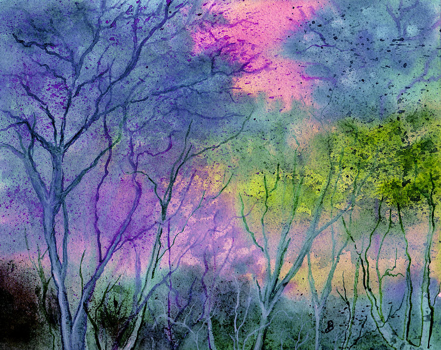 Enchanted Woodland  Painting by Brenda Owen