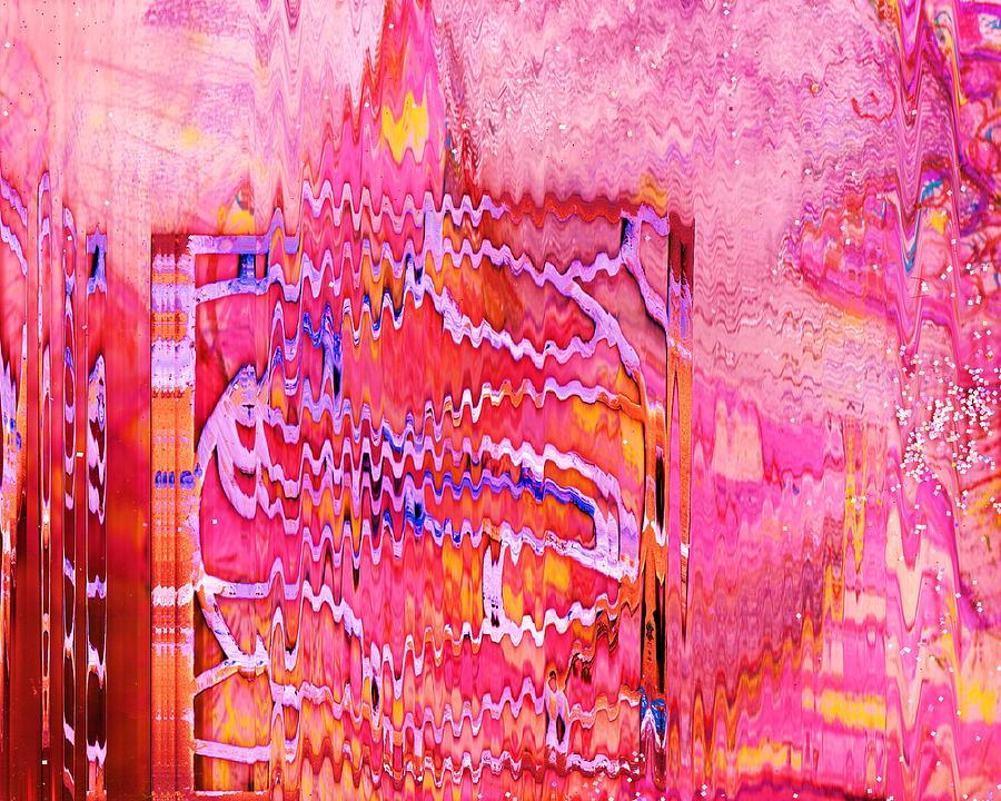 Experimental Painting - Enchanting Candle Shining Bright by Anne-Elizabeth Whiteway Experimental Painting - Enchanting Candle Shining Bright by Anne-Elizabeth Whiteway