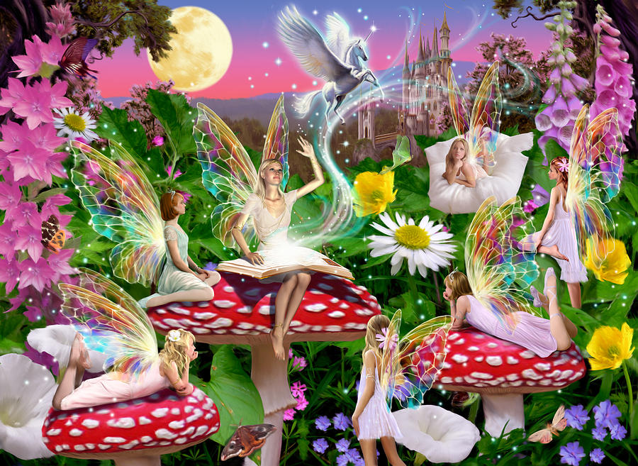 Fantasy Photograph - Enchanting Fairy Story by MGL Meiklejohn Graphics Licensing