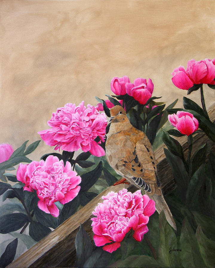 Flower Painting - Enchantment by Johanna Lerwick
