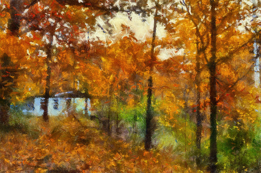 Encompassed By Autumn At The Cottage 02 Photograph by Thomas Woolworth