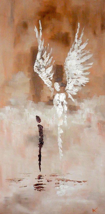 Angels Painting - Encounter by Andi Oakes Angels Painting - Encounter by Andi Oakes