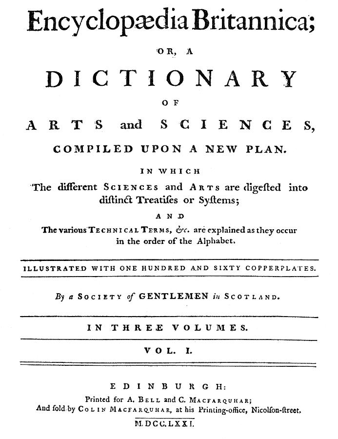 Encyclopedia Britannica Painting by Granger