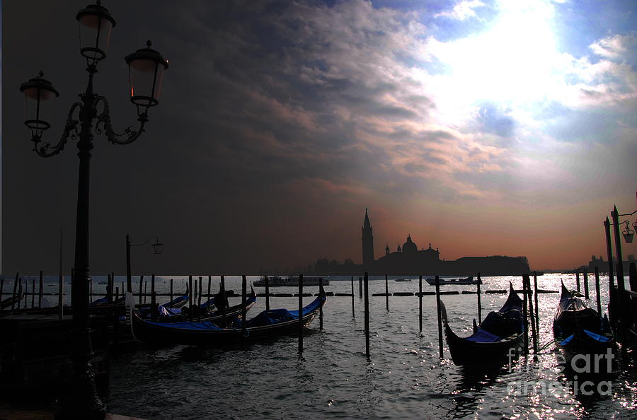 End of Day Venice Photograph by Jacqueline M Lewis
